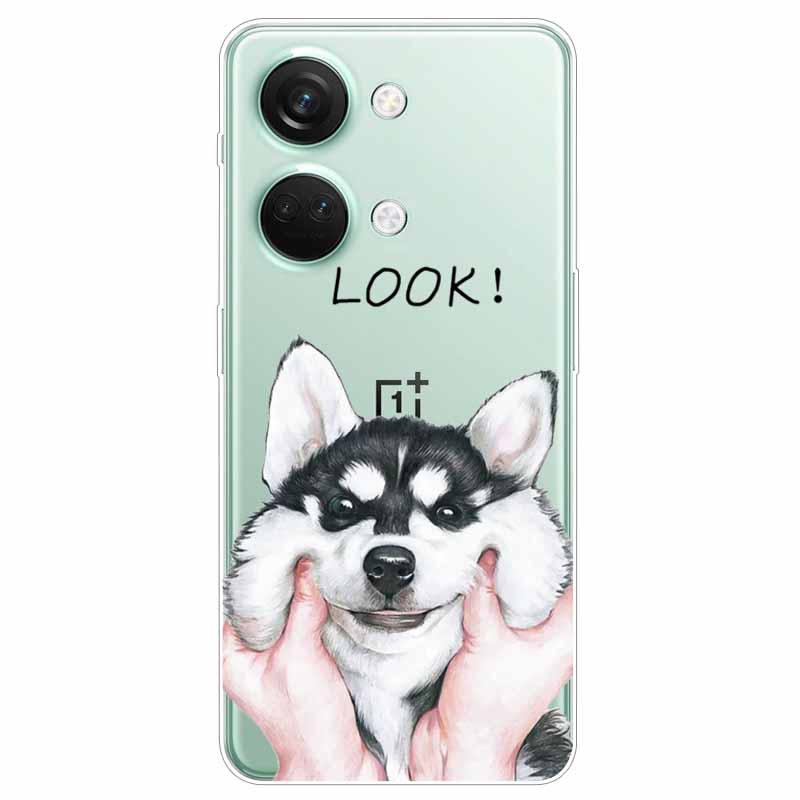 For One Plus Nord 3 5G Case TPU Soft Clear Owl Dog Transparent Funda For Oneplus Nord 3 2023 Silicone Slim Shell 1 + Nord3 Capa