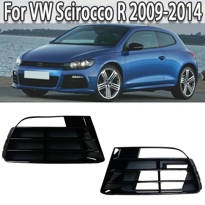 Auto Front Stoßstange Nebelscheinwerfer Lampenabdeckung Gitter Unteres Gitter Für Volkswagen VW Scirocco R 2009-2014