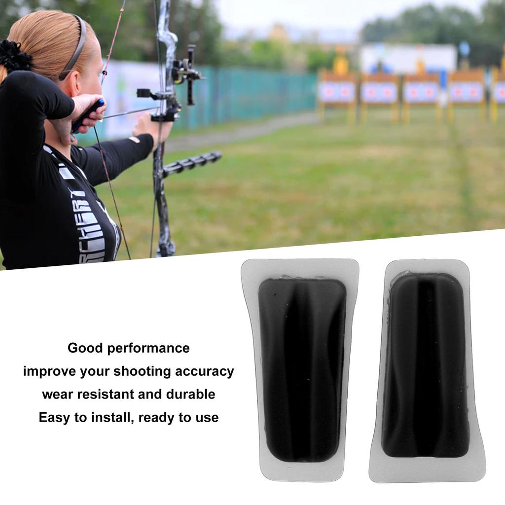 Rubber Bowstring   Archery String Silencer Recurve Bow Rubber Shock Bowstring Silencer Absorber Dampener