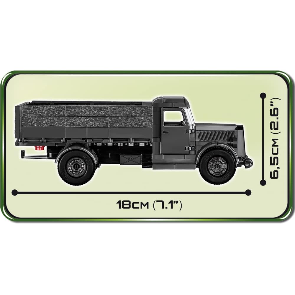 Cobi Historical Collection #2259 Opel Blitz 3.6-36S (German Army) 1/35 Scale