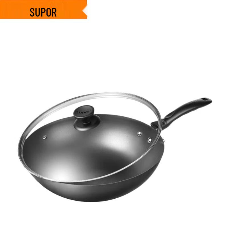 SUPOR Traditional Non-stick Coated Cast Iron Wok