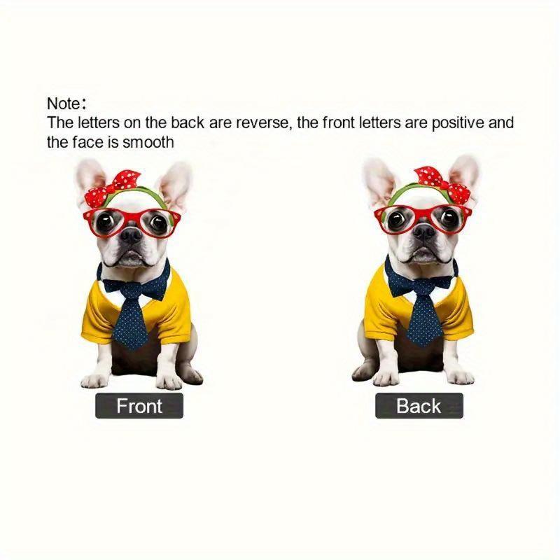 3pcs/set Dog Series Car Interior Rearview Mirror Decorative Pendant