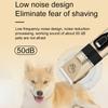 Professional Rechargeable Pet Shaver Kit Ceramic Blade Low Noise Dog Cat Hair Trimmer With 4 Limit Combs