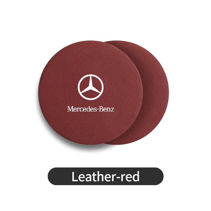 

Car Coaster Water Cup Bottle Holder Anti-slip Pad Mat Interior For Benz W202 W212 W126 W140 W168 W177 CLS GLE GLC GLS CLA