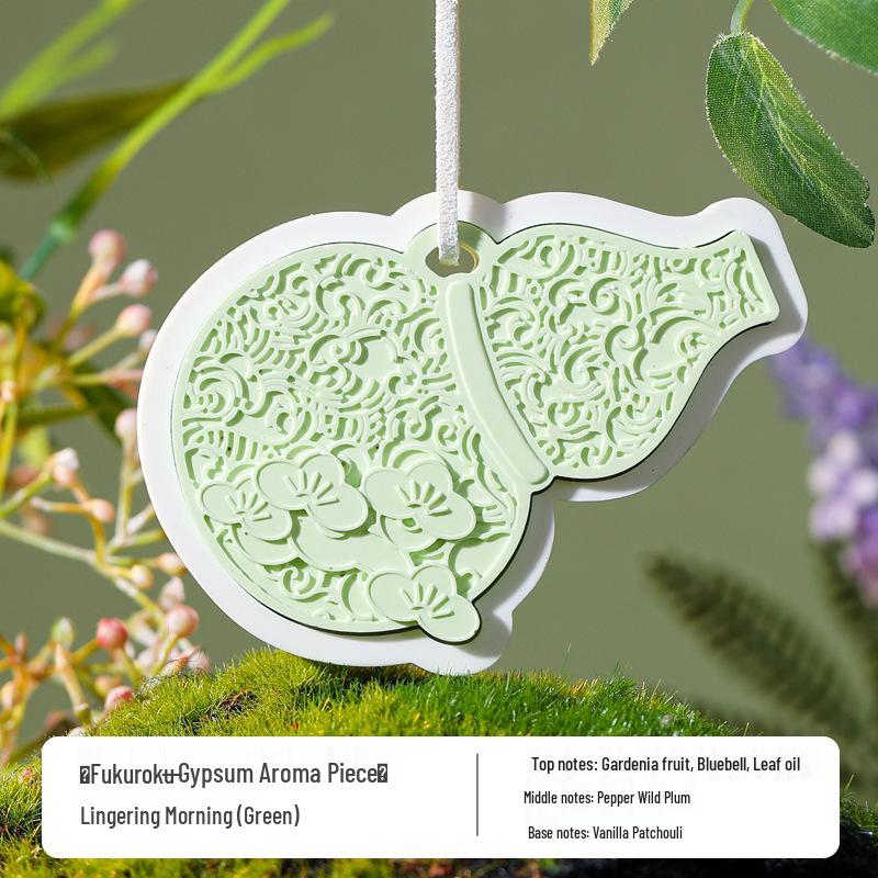Diatomaceous Earth Gourd Incense Diffuser and Aroma Stone Hanger for Indoor Use 80g