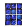 12Pcs/Set Creative Christmas Tree Balls Shiny Xmas Baubles Durable Christmas Ball  Showcase