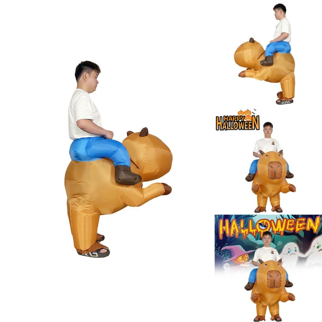 Soft Fabric Capybara Inflatable Suit Suitable For Holiday Celebrations And Pranks