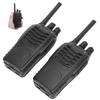 2pcs Walkie Talkie for Baofeng BF‑888H 400‑470MHz 16CH USB Charging Portable Walkie TalkieEU Plug
