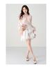 Women's Lightweight Lace-Up Sun Protection Jacket with Ruffle Shawl