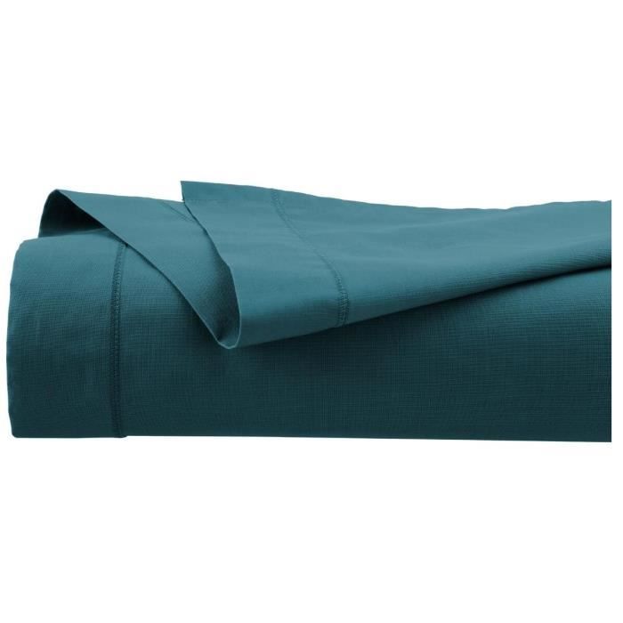 Drap Plat 290x240 Cm Bleu Cana