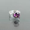 Amethyst Gemstone 925 Sterling Silver Jewelry Handmade Engagement Ring For Her RR-11-5