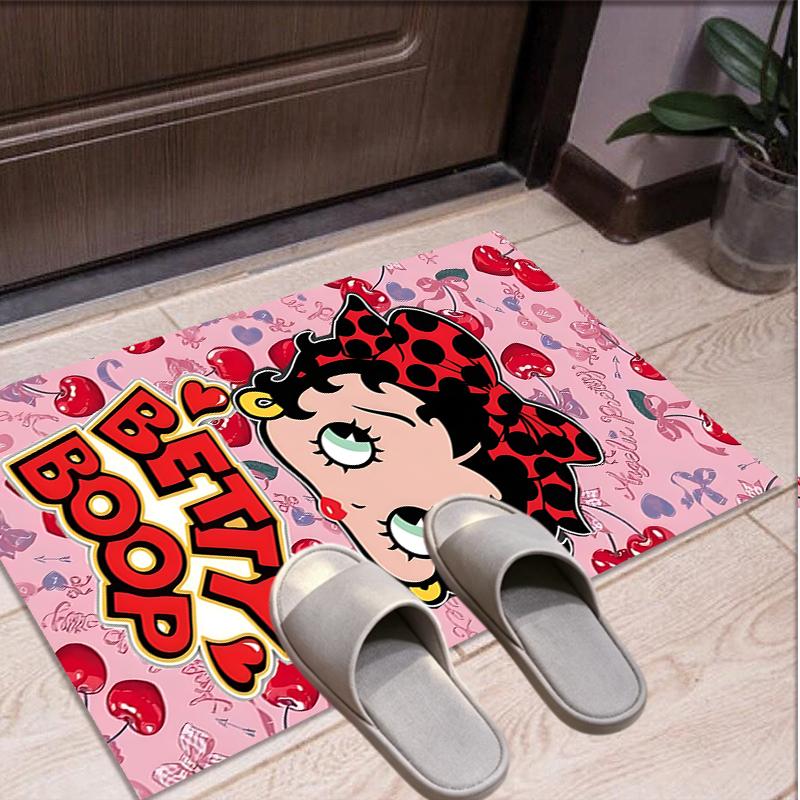 Betty Boop Pattern Rug, Indoor/Outdoor Mat, for Picnic, Gameroom, Bedroom, Office, Living Room, Home Decor Carpet, Birthday Gift