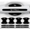 8PCS Invisible Car Door Handle Bowl Anti-Scratch Protector Sticker For Honda New
