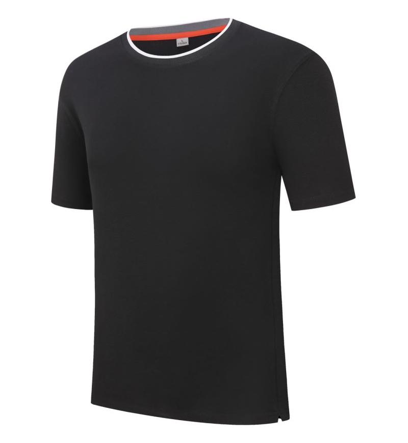Minimalist Summer Crew Neck Tops Unisex T-shirt  Solid Color Unisex Lightweight T-shirt for Women and Men YG-247