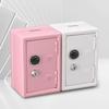 Creative Handheld Piggy Bank: Small Lockable Coin Storage Box with Key