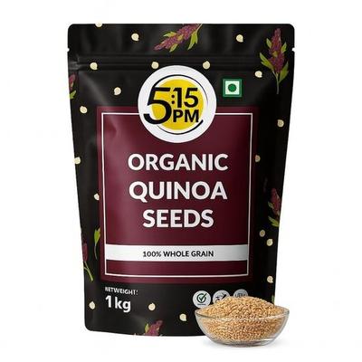 5:15PM Quinoa Seeds 1kg | 100% Organic White Quinoa Seeds | Healthy Cereal for Breakfast | 1kg