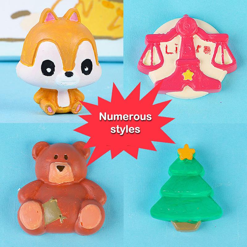 Gjør-det-selv-maleri Gips Dukke Fargelegging Leke Kreativ Håndlaget tegneserie Gips Fargelegging Kunst Grafitti Leke Pedagogisk Leke Bursdagsgave