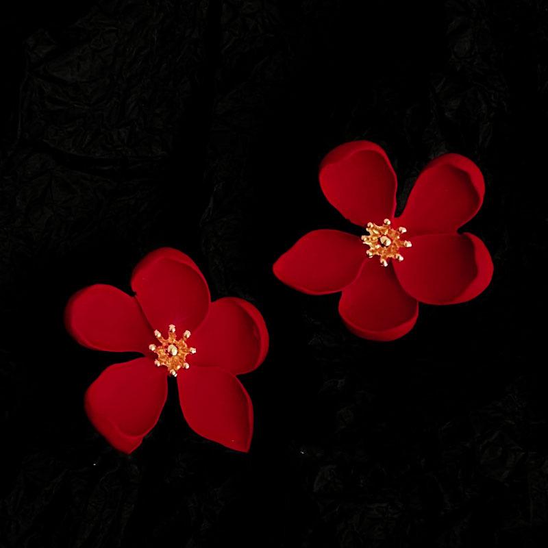Colorful Floral Women's Drop Earrings - Versatile Daily Style