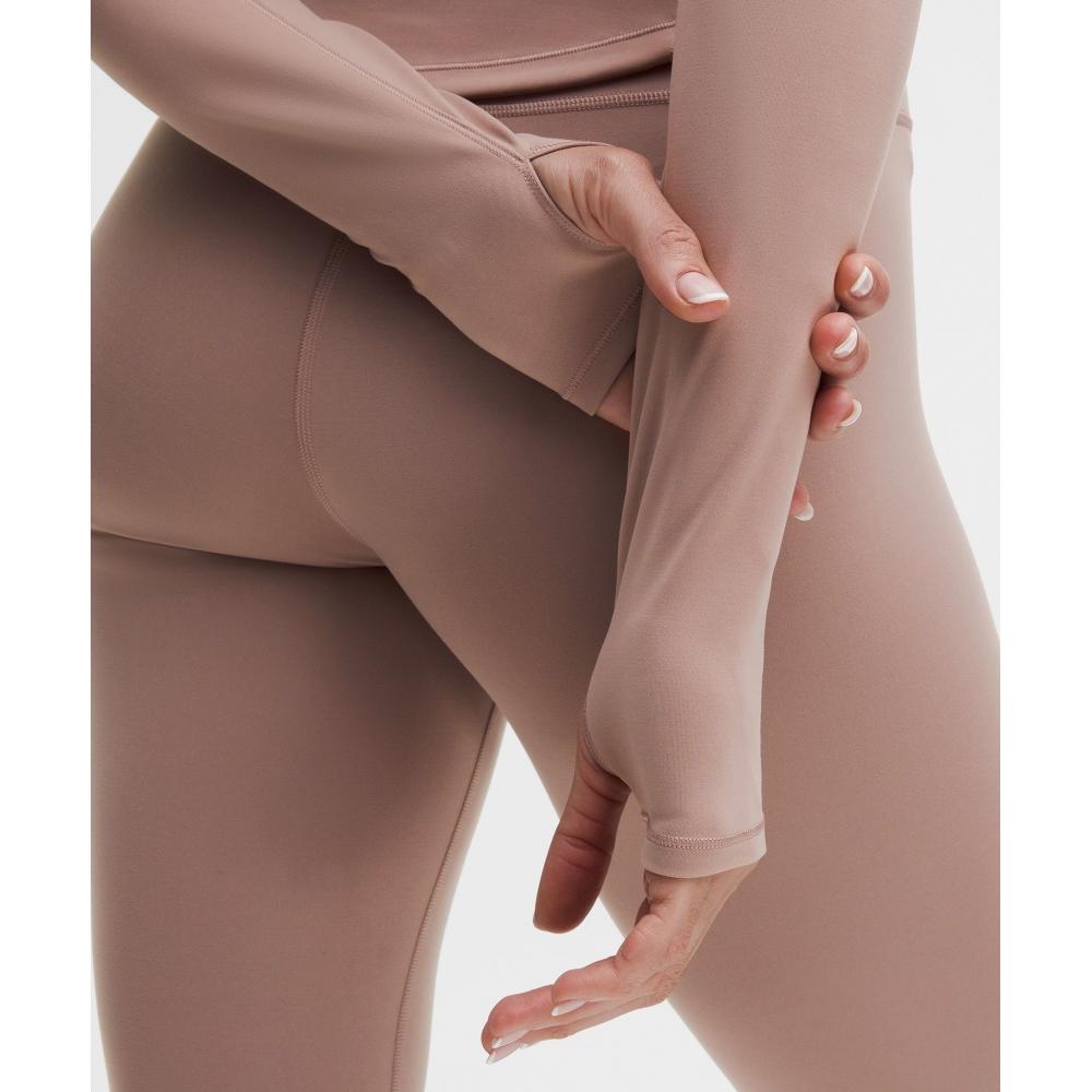 Lululemon Wunder Train Full Zip Jacket Ashen Rose