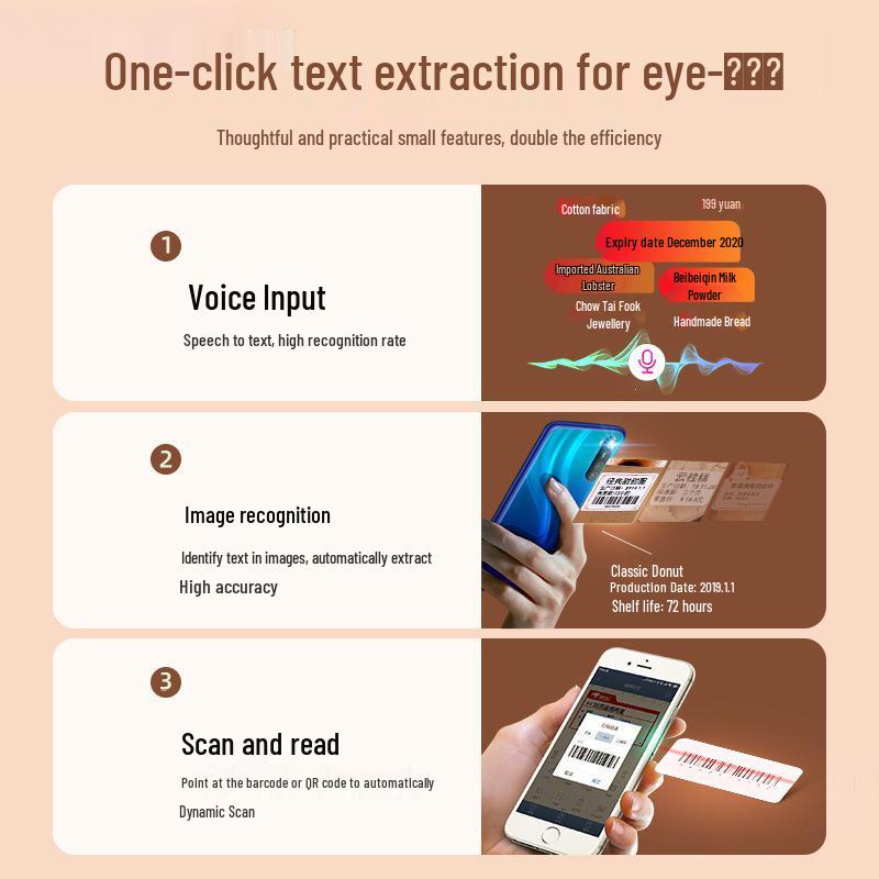 Bluetooth Handheld Label Printer for Jewelry and Clothing Tags