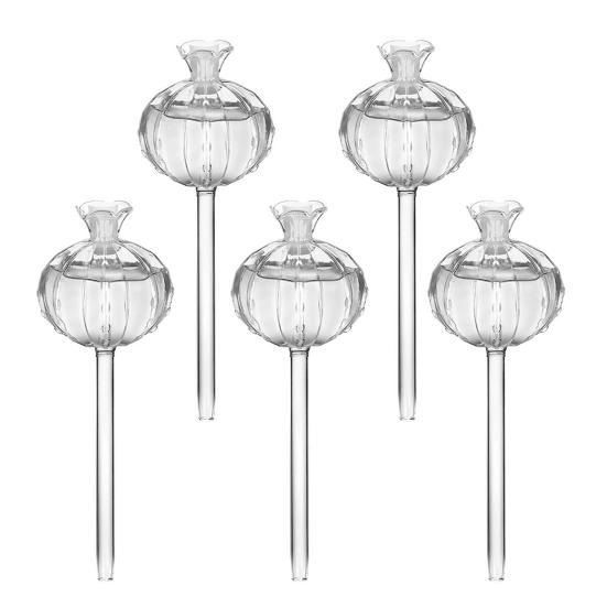 Self Watering Bulb Cactus Design Planter Insert Automatic Watering Device Plant Watering Globes for Houseplants Vacation Watering