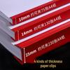 A4 Thickened Transparent Lever Arch File Folder - Multilayer Document Holder for Test Papers