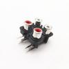 RCA 4-Position Female Socket Audio Input Connector