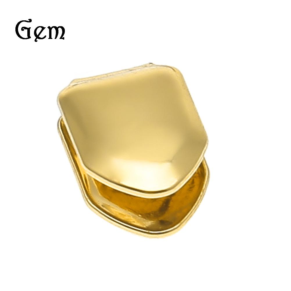 Gold Hip Hop Tooth Cap - Single Tooth Grill for Men