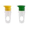 2Pcs Durable Plastic Lemon Squeezer Set Ergonomic Designs Hand Press Juicer for Easily Citrus Fruit Squeezing
