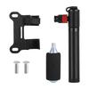 Portable Bike Tire Inflator Double Valves Portable Small CO2 Cycle Tire Pump Fast Inflator Space Saving Frame Mount