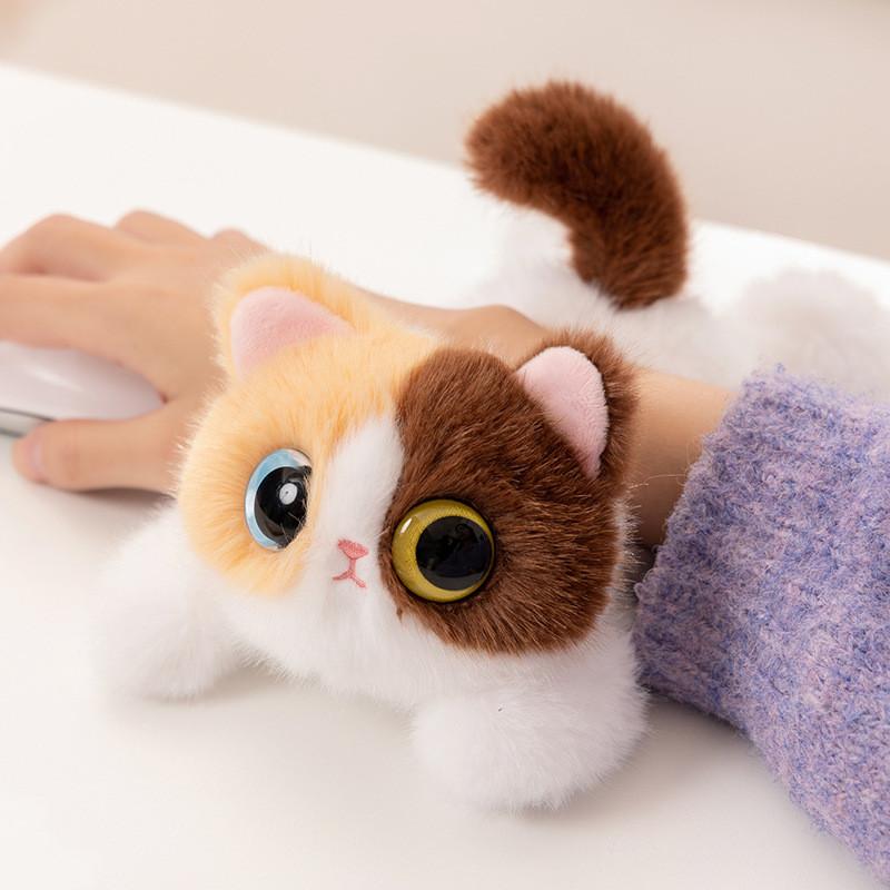 Cat Plush Toy With Soft Polyester Filling For Bedroom Decor And Gifts