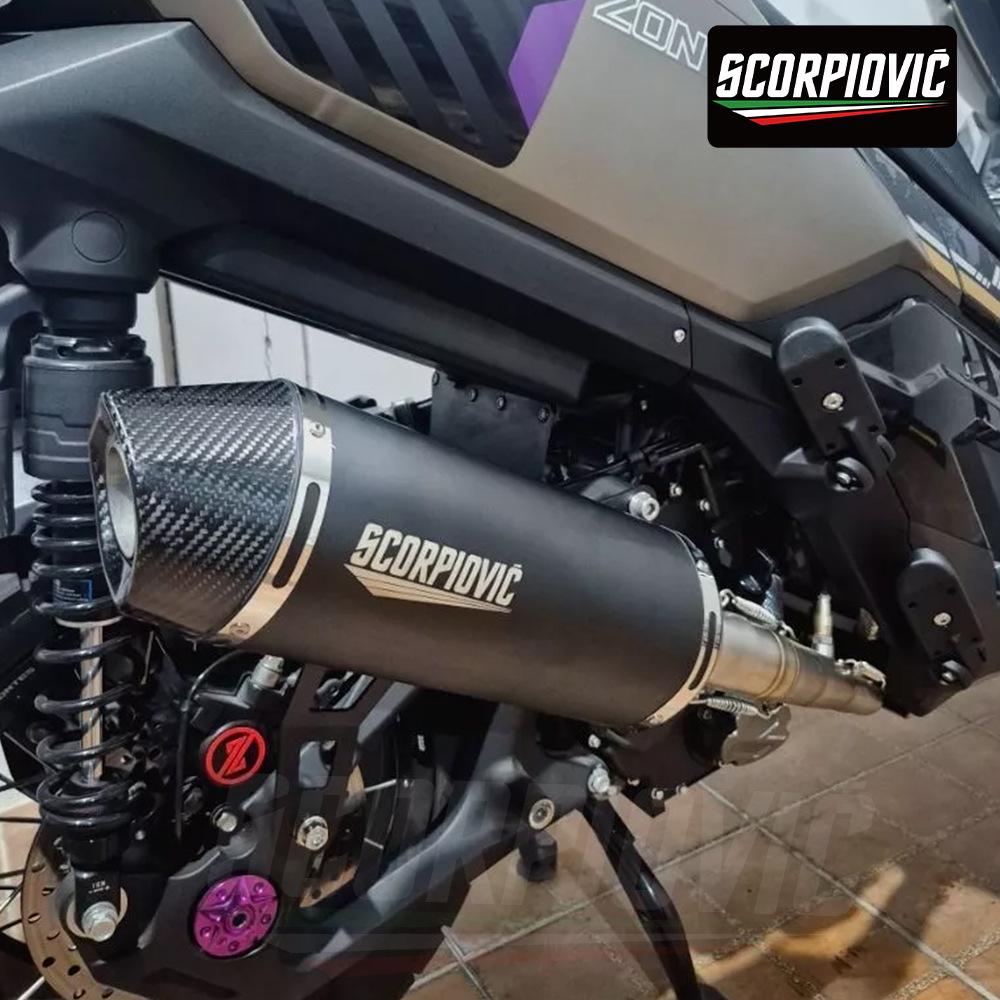 Zongshen 368G 2017-2024 Scooter Front & Tail Exhaust Pipe