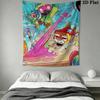 Colorful World Cartoon Pattern Home Decor Tapestry, Wall Hanging, Decorative RV Wall Cloth.ZGT0914142