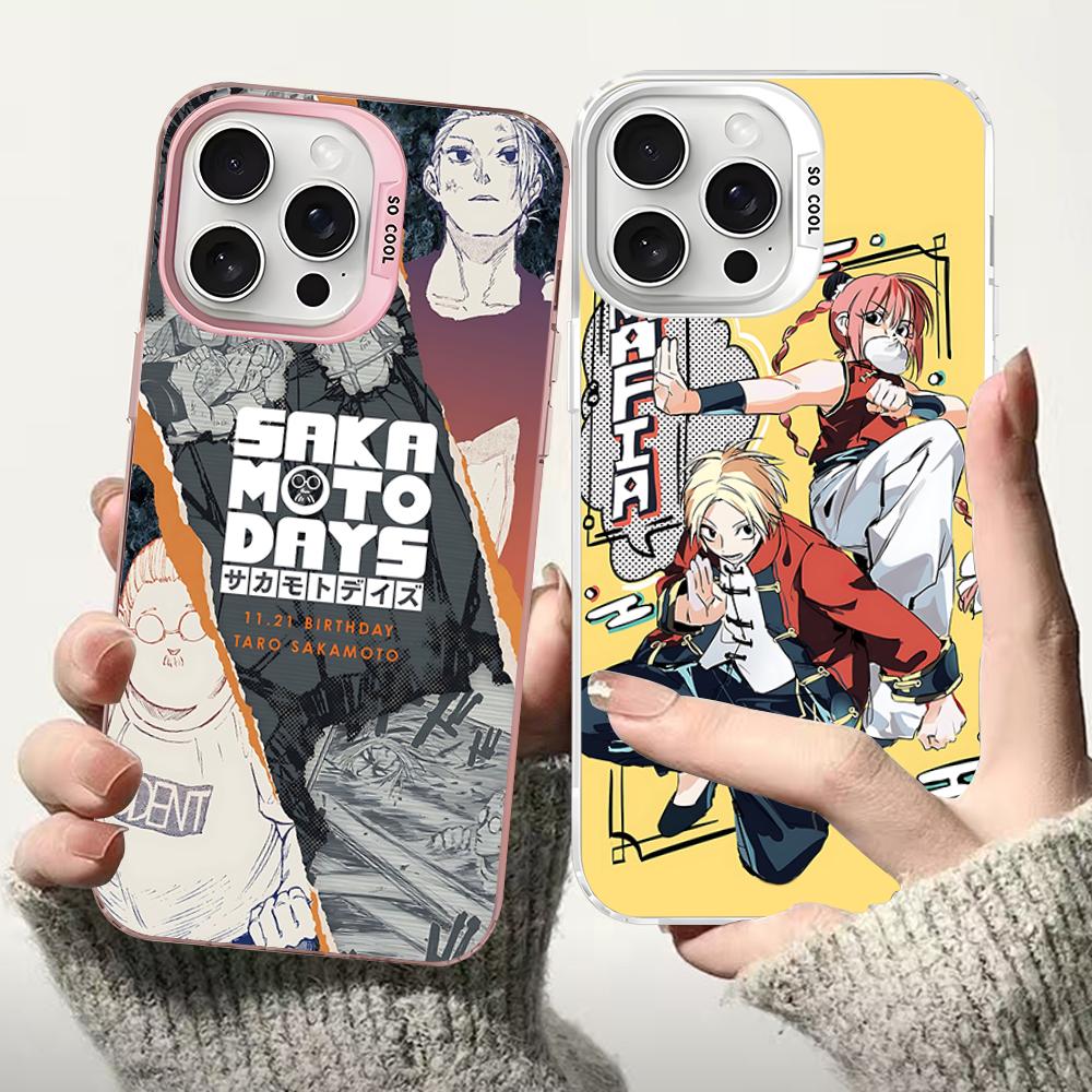 Popular Japanese Anime SAKAMOTO DAYS Phone Case For IPhone 16 15 14 13 12 11 Pro Max X XR XSMAX 8 7 Plus Matte Shockproof
