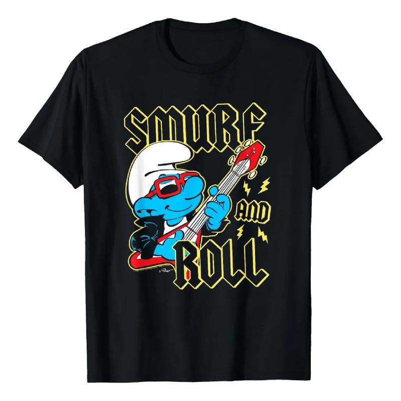 Camiseta The Smurfs Smurf And Roll S разноцветный