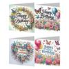 Diamond Painting Christmas Cards Diamond Painting Greeting Cards DIY Diamond Art Cards Arts Crafts for Birthday Thanksgiving Day