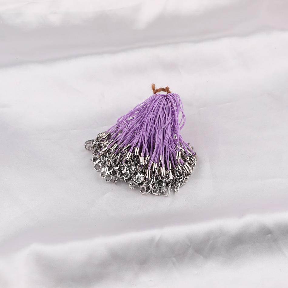 Multicolor Lobster Clasp Mobile Phone Lanyard - DIY Handmade Rope for Jewelry Accessories