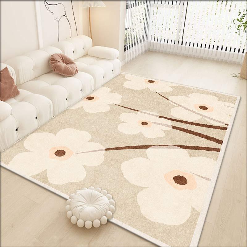 1PC Living Room Ins Style Crystal Velvet Coffee Table Blanket Room Bedroom Non-Slip Bed Blanket Sofa Floor Mat Home Decor