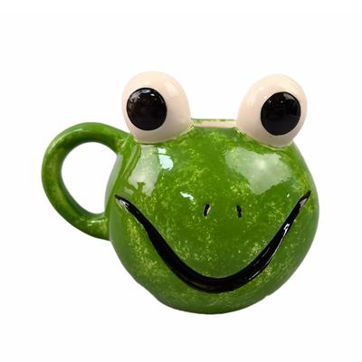 Super süße kleine Froschtasse Keramik Cartoon kreativ niedlich Kinder Milch Frühstück Kaffee Wasserbecher