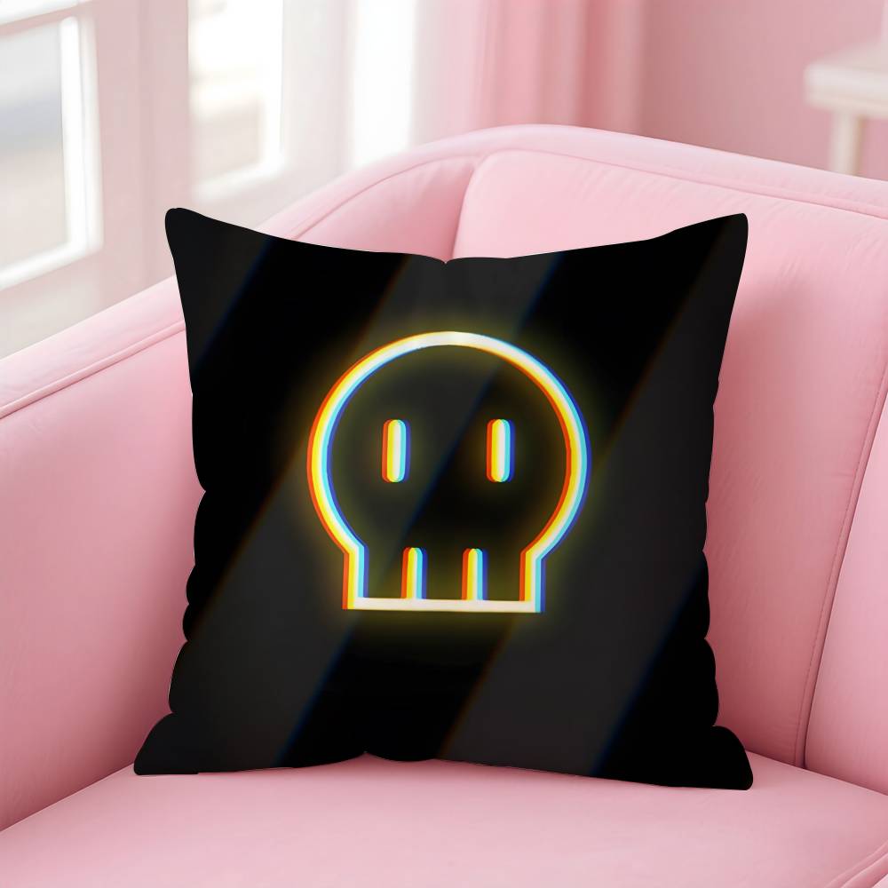 ANIME m-Murder d-Drones Pillow Case Pattern Printing Pillowcase Living Room Sofa Cushion Cover Bedroom Room Decor