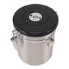 1.5L Coffee Canister Coffee Container with Scoop Date Tracker Stainless Steel Versatile Airtight