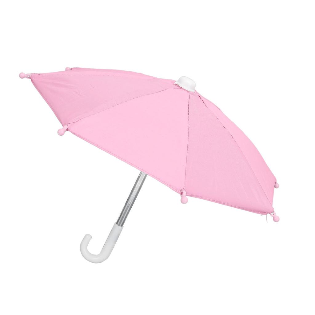 Handy Sonnenschirm Niedlich Tragbar PVC und Metall Handy Schirm Sonnenschutz Abdeckung für Angeln Rosa