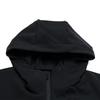 Men's FILA Jackets Men's Pitch Black Hooded (Non-detachable) Moderate Straight Fit