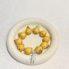 Cartoon Fruit Resin Bracelet Vibrant Colors Y2K Beaded Bracelet  Best Friends Matching