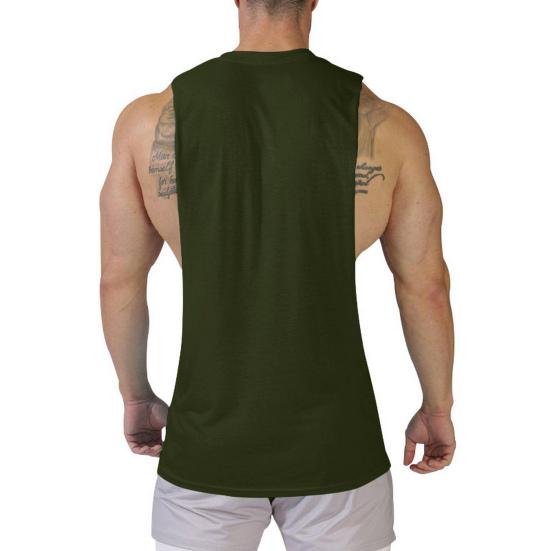 Herren Sport Fitnessstudio Tanktop Ärmellos Rundhalsausschnitt Atmungsaktiv Schweißabsorption Locker Lässig Slim Fit Sommer Weste Shirt