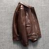 2025 Men's Slim Fit Lapel Leather Jacket - Autumn/Winter Collection
