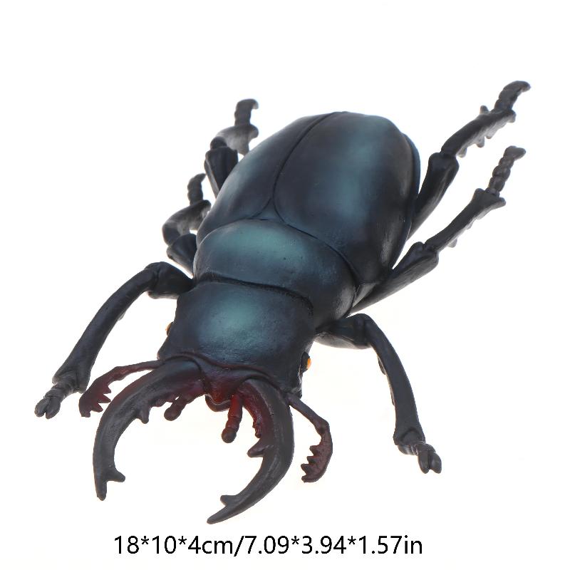 17Cm Realistic Insect Animal Model Toys Ant Spider Scorpion Beetle Dragonfly Simulation Figures For Kid Educational Learning Toy