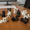 Handicraft 3D Printed Cats Figurines Toys PLA Kitten Micro Landscape Crafts  Children Girls Boys