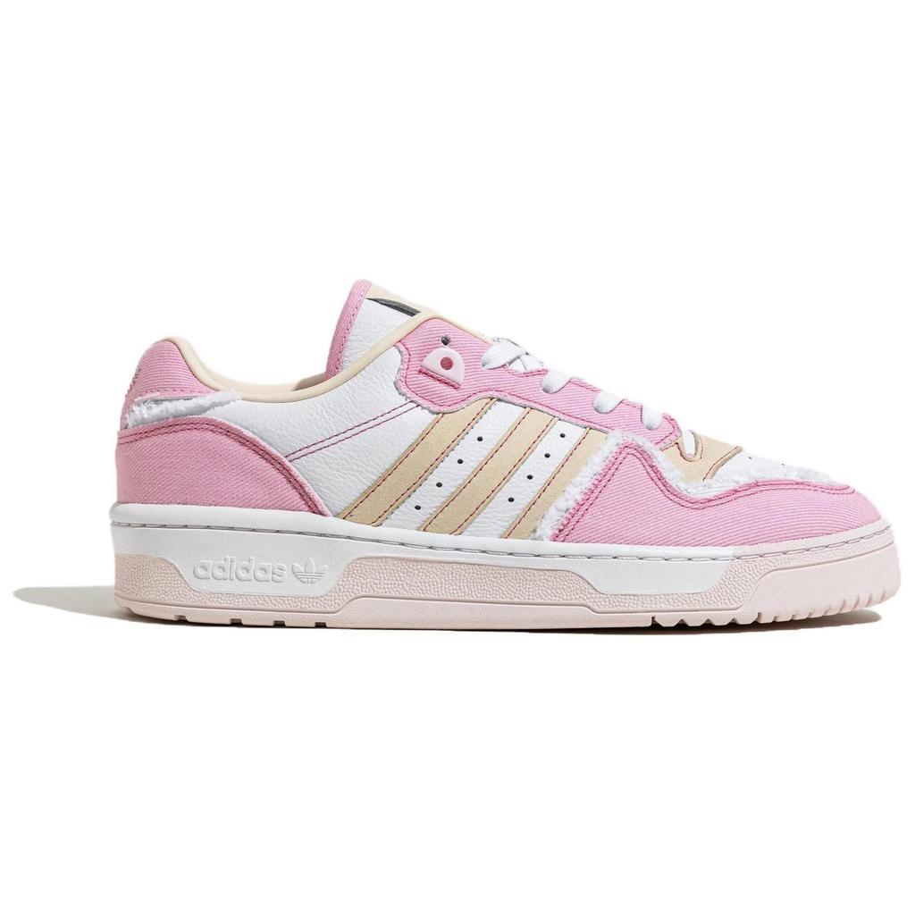 Adidas Originals Rivalry Comfortable Versatile Low-Top Sneakers Women Sneakers Pink Yellow White IH3295