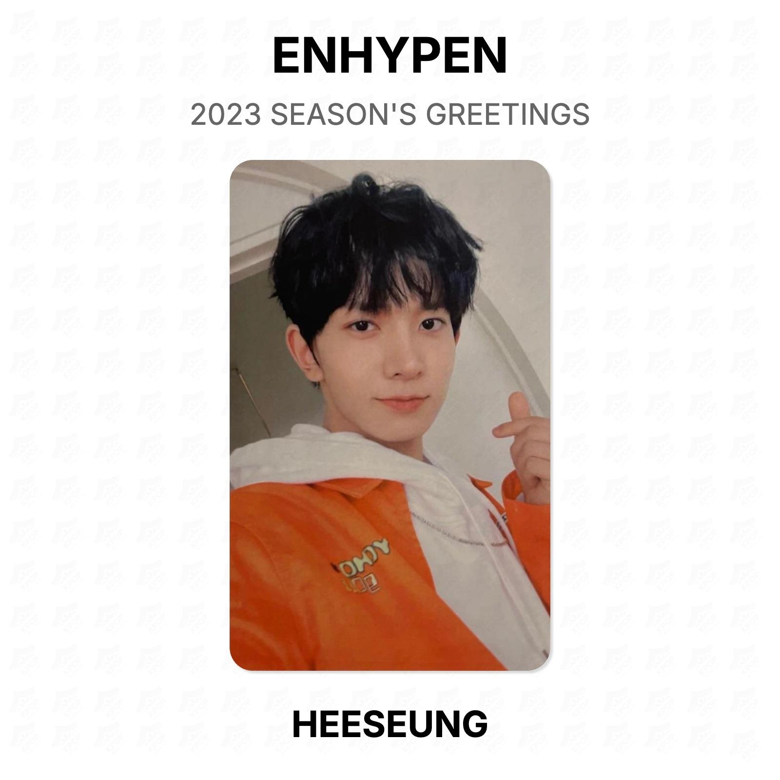 ENHYPEN 2023 SEASON S GREETINGS Official Photocard HEESEUNG
